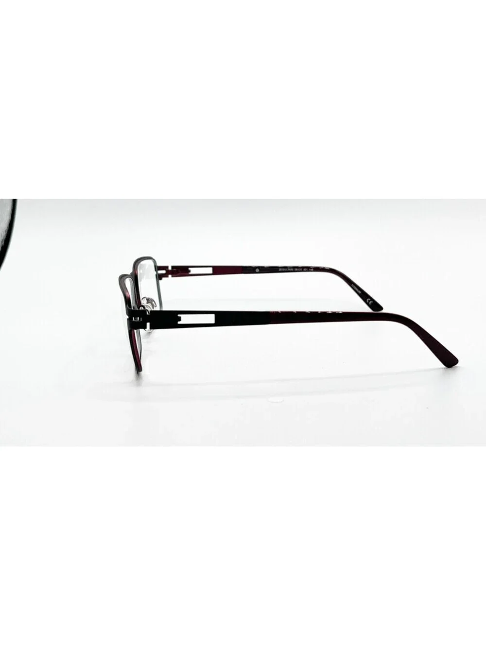 Skaga 2519-U Pari 501 Black/Burgundy Authentic Eyeglasses 56-21-145